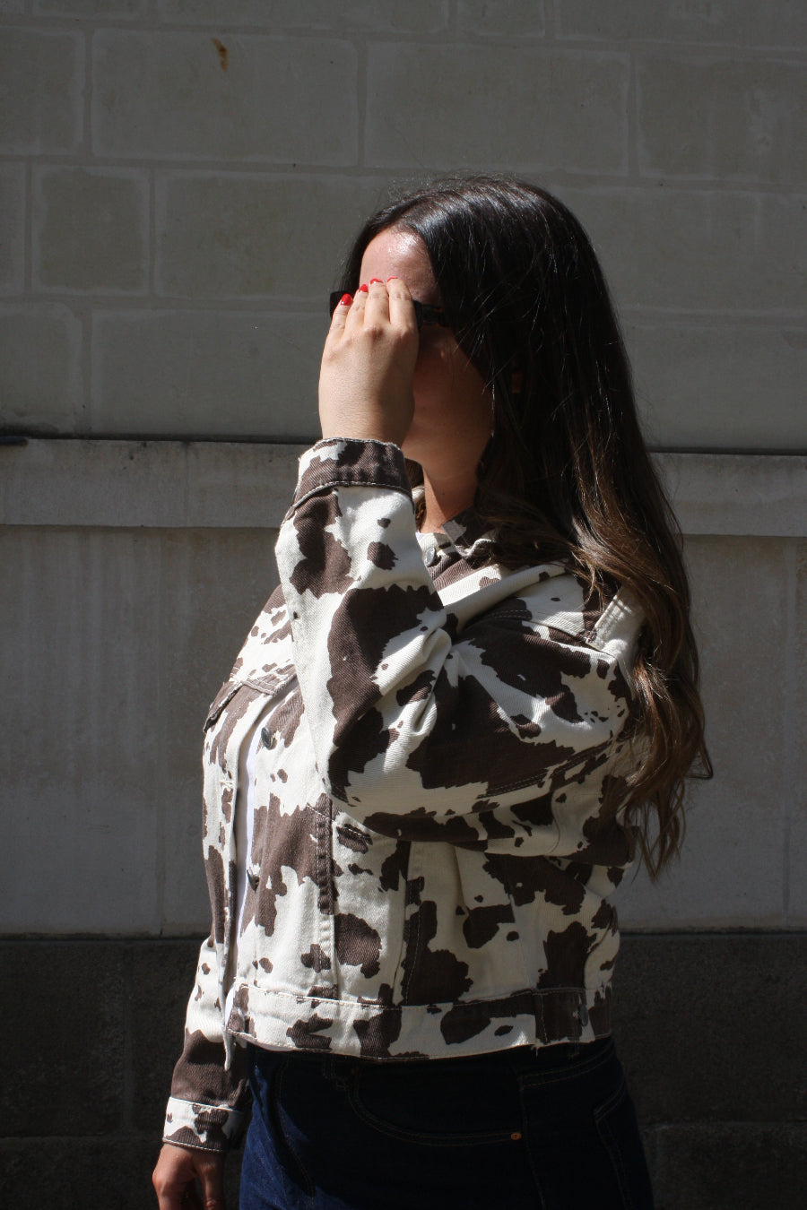 Veste imprimé vache