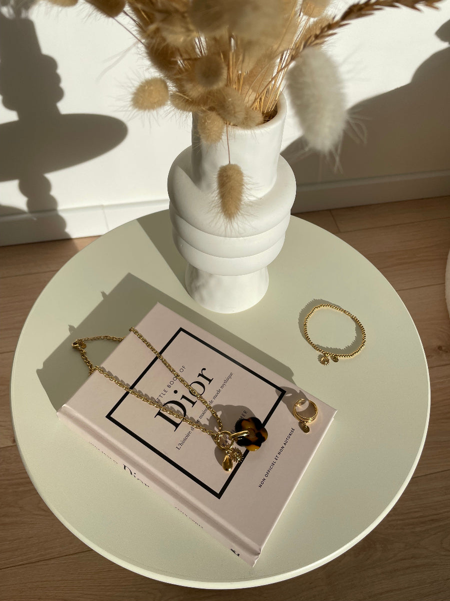 Collier charms doré