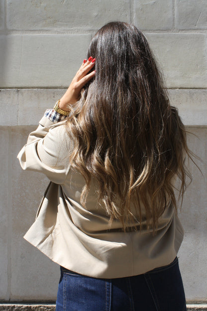 Trench court beige