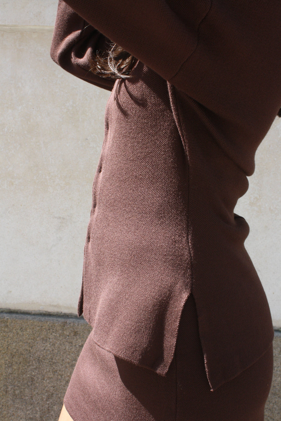 Ensemble maille marron