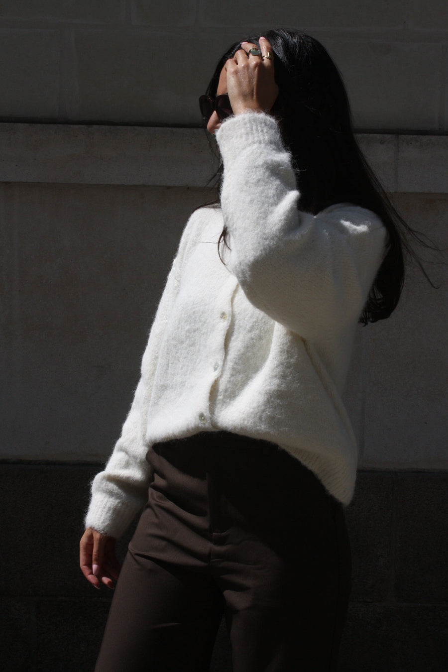 Gilet écru