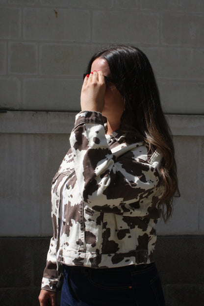 Veste imprimé vache