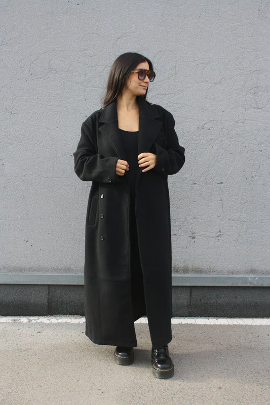 Manteau long noir